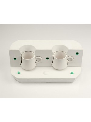 Refsan Kazan Fincan Ikili Batarya  Alçı Kalıp