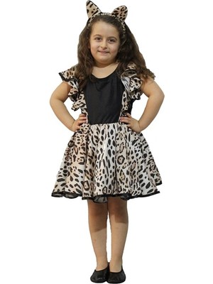 Leopar Kostümü Kız