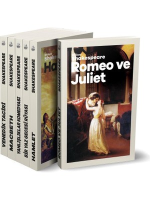 Halk Kitabevi Çok Sevilen Shakespeare Eserleri Seti - 6 Kitap - William Shakespeare