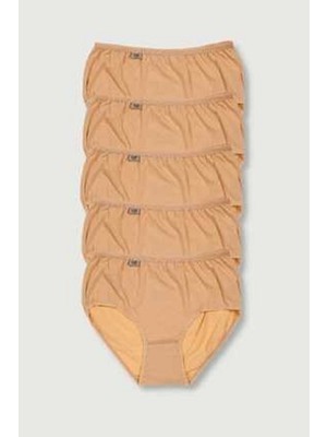 Tutku Kadın Gri 5'li Paket Likralı Bato Külot ELF568T0924CCM5