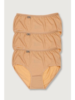 Tutku Kadın Karışık Renk 3'lü Paket  Likralı Bato Külot ELF568T0924CCM3