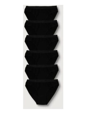 Tutku Kadın Gri Bikini Külot 6'lı Paket Yumuşak Dokulu Esnek Yapı ile Gün Boyu Konfor