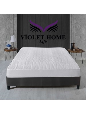 Violet Life Çift Kişilik Kapitone Fitted Sıvı Geçirmez Alez & Yatak Koruyucu