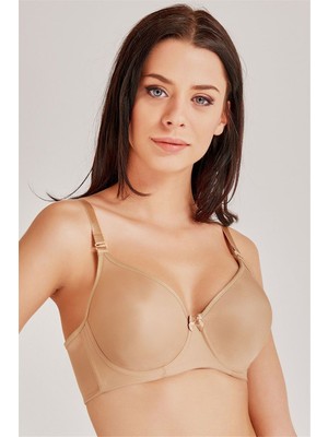Magic Form 5738 Kadın Koyu Ten Düz Kumaşlı Ince Süngerli Tam Kap Toparlayıcı Sütyen
