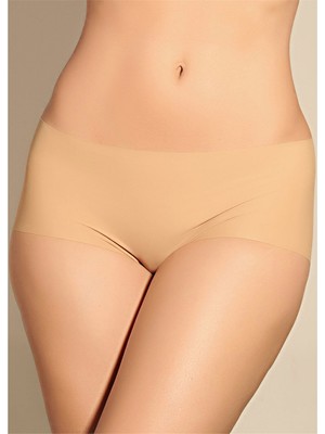 Magic Form 753 Kadın Ten Lazer Kesim Dikişsiz Yarım Şort Külot