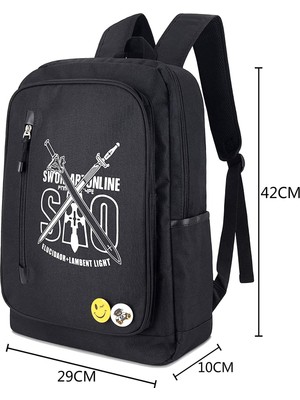 Deweiqi Anime Sword Art Online Laptop Sırt Çantası Oxford Okul Çantası (Yurt Dışından)