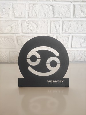 Black Art Steel Masaüstü Metal Yengeç Burcu