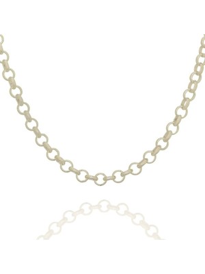 Takı Depo Doch Model Gümüş Zincir 100 Mikron Kalınlık