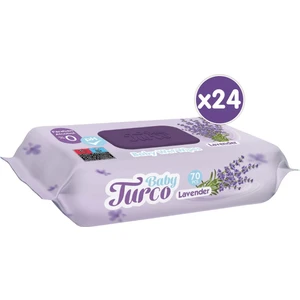 Baby Turco Lavanta Kokulu Islak Bebek Havlusu 24 x 70 Yaprak