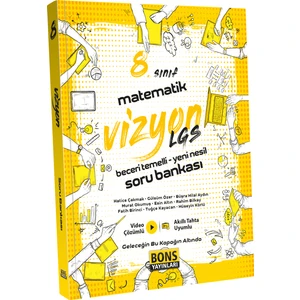 Bons Yayınları  Vizyon Matematik Soru Bankası