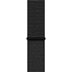 Coverzone Apple Watch 44MM Uyumlu Kayış Spor Loop Kordon Siyah