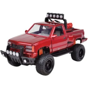 Gmc Sierra Gt Pickup 1992 Red Diecast Model Araba