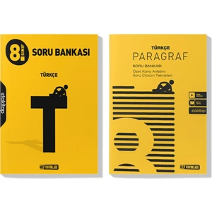 Hız Yayınları 2022 LGS Türkçe Paragraf Soru Bankası Seti (2 Kitap)