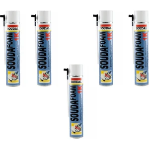 5'li Soudal Soudafoam 1k Poliüretan Köpük 600 gr