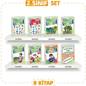 Mavi Deniz Yayınları 2. Sınıf Eğitim Seti Tam Set 8 Kitap Yeni 2022