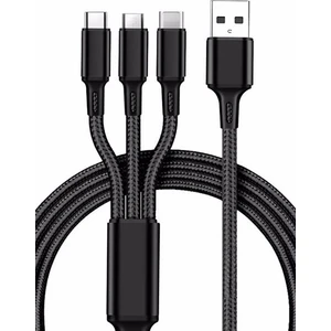 3in1  Şarj ve Data Kablosu