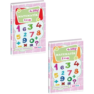 Mavi Deniz Yayınları 4. Sınıf Matematik 1 ve 2. Kitap Seti Yeni 2022