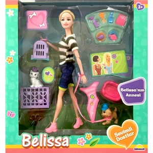 Belissa'nın Annesi ve Sevimli Dostları Bebek Seti