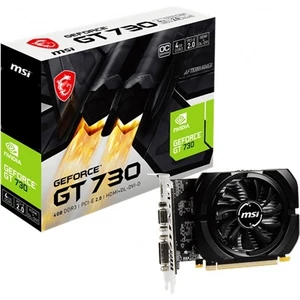 Msı GT730 4gb N730K-4GD3/OC Ddr3 64BIT HDMI DVI Pcıe 16X V2.0 Ekran Kartı