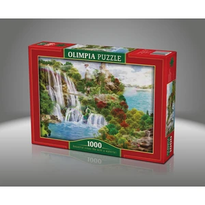 Beautiful Views The With A Waterfall 1000 Parça Puzzle