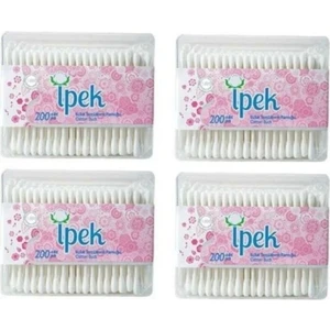 Ipek Kulak Çubuğu 200 Lü x 4 Adet