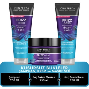 John Frieda Kusursuz Bukleler Şampuan & Krem & Maske Set