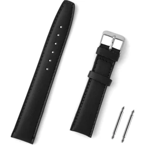 20MM Siyah Hakiki Deri Saat Kordonu Kayış