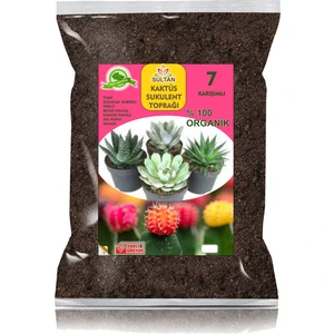 LS BOTANİK Kaktüs Sukulent Teraryum Toprağı Zengin Karışım 3,5 Lt