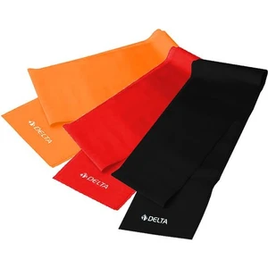 Delta 3 'lü Pilates Bandı 150 Cm x 15 Cm Egzersiz Direnç Lastiği (Uç Kısmı Açık)