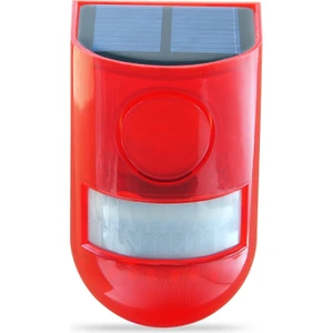 IP65 Su Geçirmez 110 Db Hırsız Alarmı - Kırmızı (Yurt Dışından)