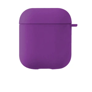 Apple AirPods 1. Nesil / 2. Nesil Liquid Silicone Lansman Mor