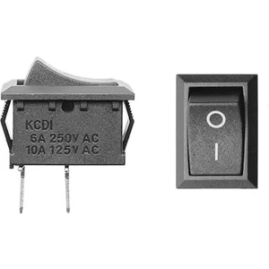 2 Pin On Off Anahtar Switch Mini Buton 5A 220V Ac 10A 125V Kcd1