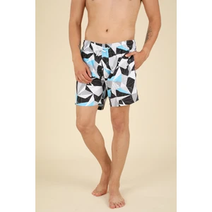 The Fons TF022 Geometrik Desenli Erkek Mayo Şort