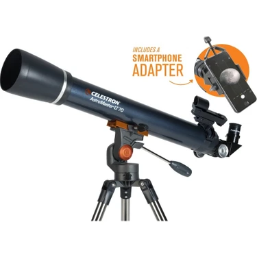 Celestron ​celestron 31037 Astromaster Lt 70AZ Teleskop (Telefon Adaptörü