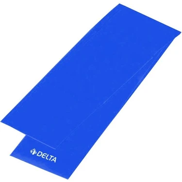 Delta Pilates Bandı Tam Sert 120 x 7,5 Cm Egzersiz Direnç Lastiği (Uç Kısmı