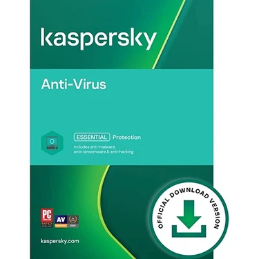 Kaspersky Anti-Virus 2021 - 2022 1 Kullanıcı 1 Yıl Dijital Lisans Türkçe Virüs