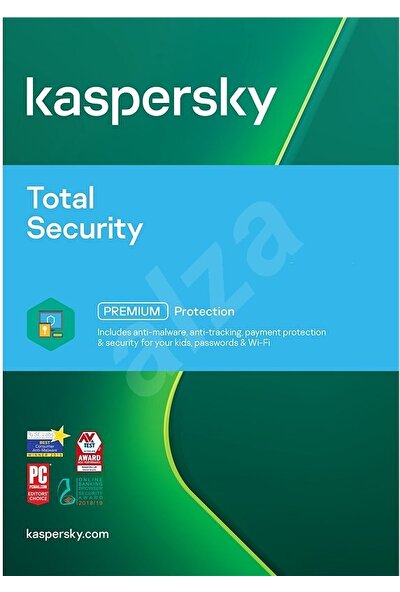 Kaspersky Total Security 2021 - 2022 1 Kullanıcı 1 Yıl Dijital Lisans Türkçe Virüs Programı