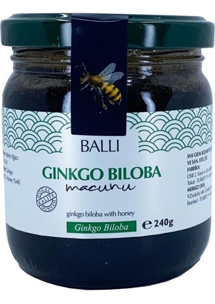 Gingko Biloba Macunu 240 gr