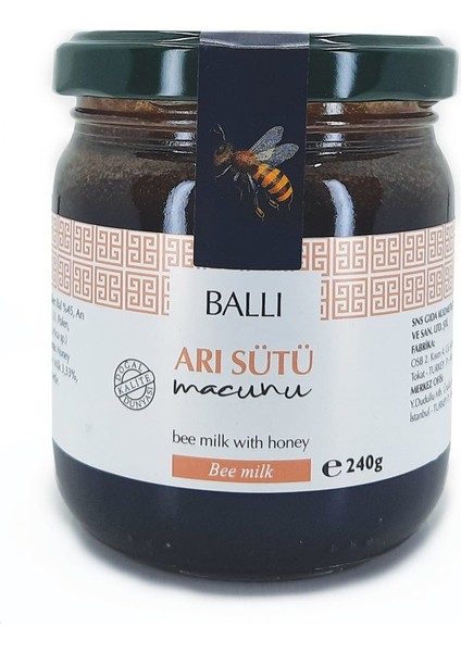 Arı Sütü Ballı Macun 240 gr fiyatları