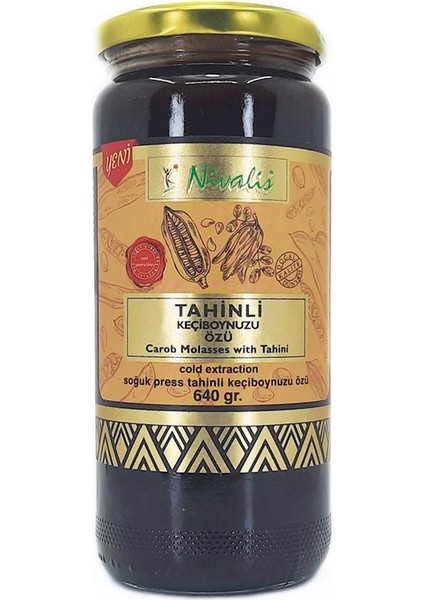 Tahinli Keçiboynuzu Pekmezi 640 gr/ Tahinli Pekmez/ Kahvaltılık/ Besleyici