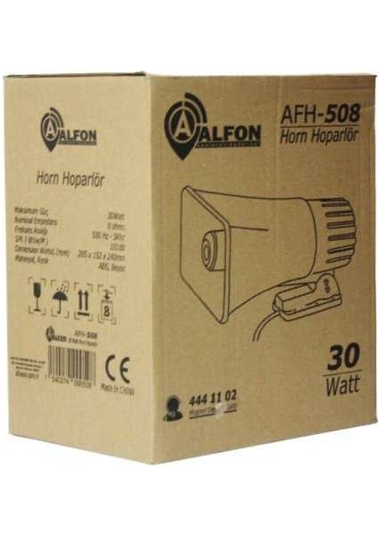 AFH-508 8 Ohm 30W Plastik Horn Hoparlör modelleri