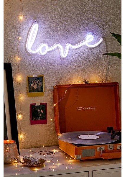 Love Neon LED Duvar Yazısı Dekoratif Duvar Aydinlatmasi Gece Lambası