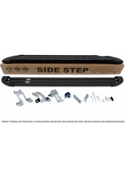 Kia Soul Faba Yan Basamak Siyah 2014 ve Sonrası modelleri