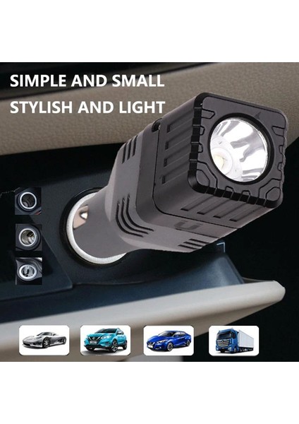 Araç USB Şarjlı Taktik El Feneri Cob LED Dahili Batarya Cam Çekiç fiyatları