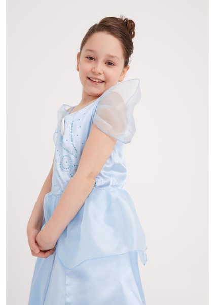 Cinderella Kostümü Lüx Kız Çoçuk Kostüm 4-6 Yaş fiyatları