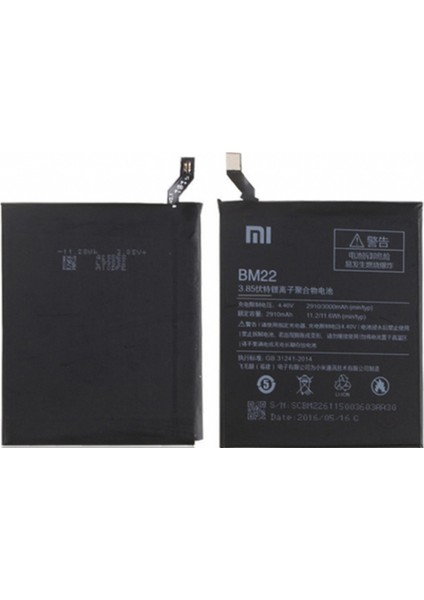 Mi 5 Uyumlu Xiaomi BM22 3000 Mah Batarya