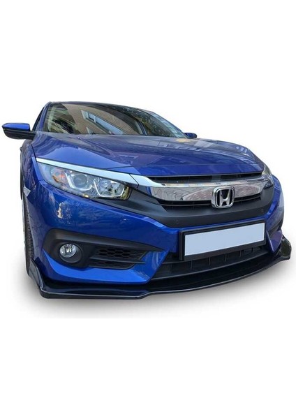 Honda Civic FC5 Ön Tampon Altı Lip 3 Parça 2016- Sonrası