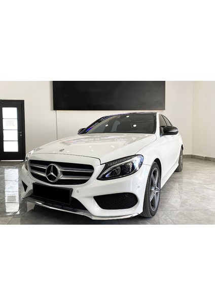 OMSA Mercedes C Class W205 Yarasa Batman Ayna Kapağı Piano Black 2014 ve Sonrası