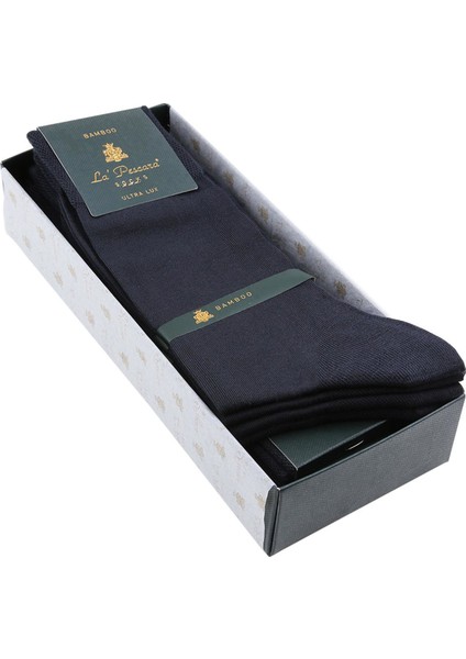 La Pescara La'pescara Ultra Lüks 6'lı Füme Bambu Klasik Erkek Çorap Set CRP176 fiyatları