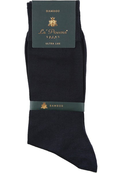 La'pescara Ultra Lüks 6'lı Siyah Füme Bambu Klasik Erkek Çorap Set Crp fırsatları